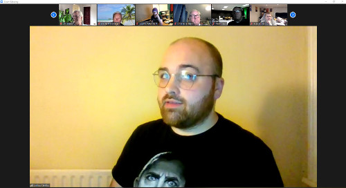 Sam answering questions Sam answering questions