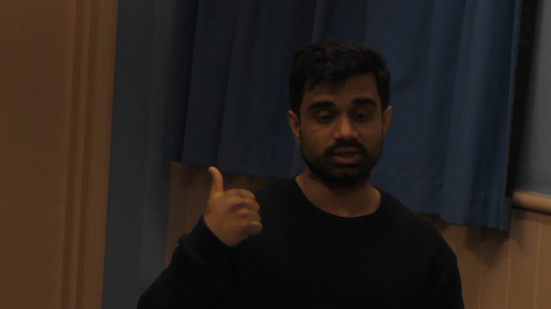 Hassan talking Hassan talking