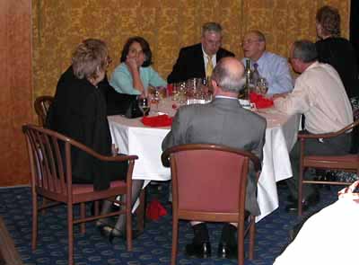 Members and guests during the meal
